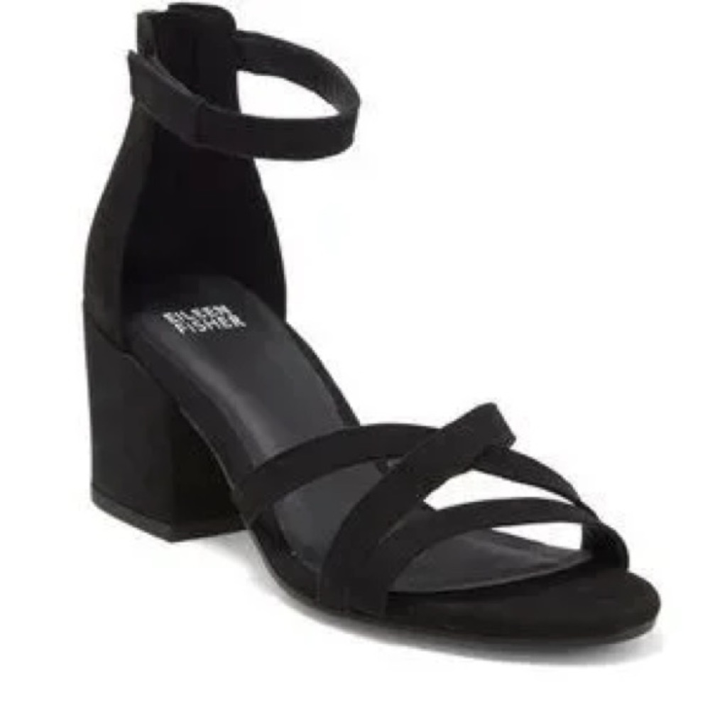 Eileen Fisher Jazzy Block Heel Sandal $148 $250 Sz 9‎
